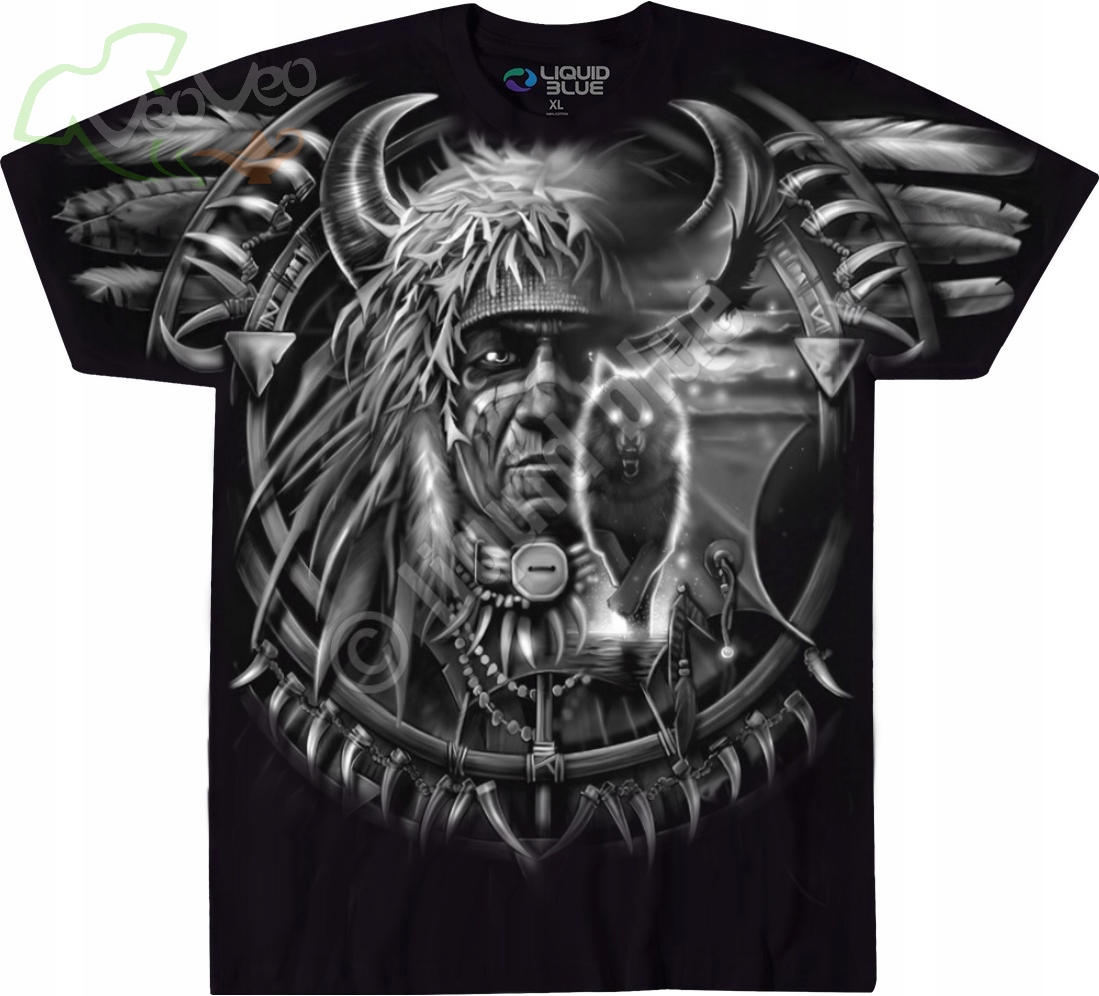 Wolf Dreamcatcher Liquid Blue 4XL