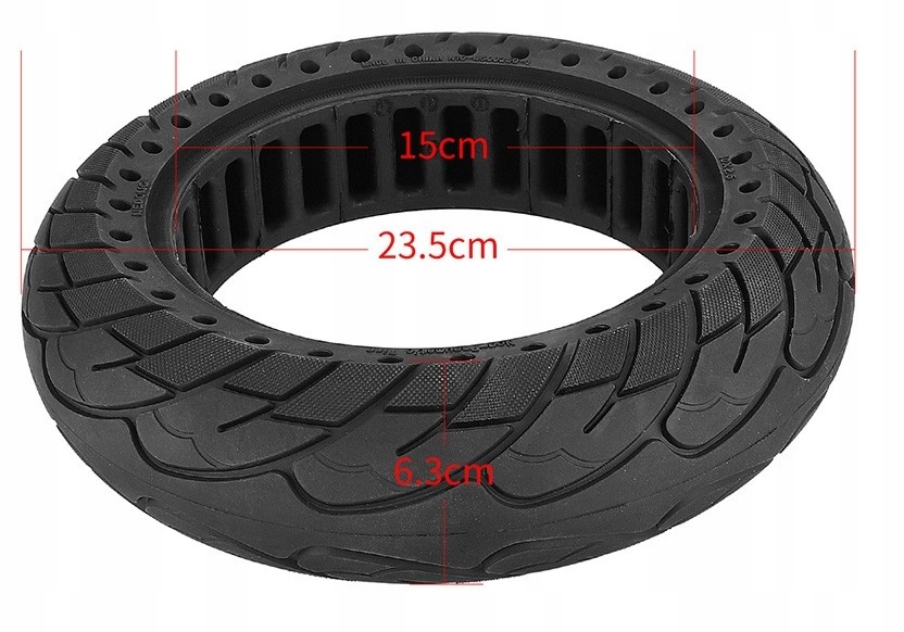 BEZDĘTKOWA PEŁNA OPONA DO HULAJNOGI MOTUS SCOOTY 10 x 2.5 cala 60/70-6.5 Marka LOGparts