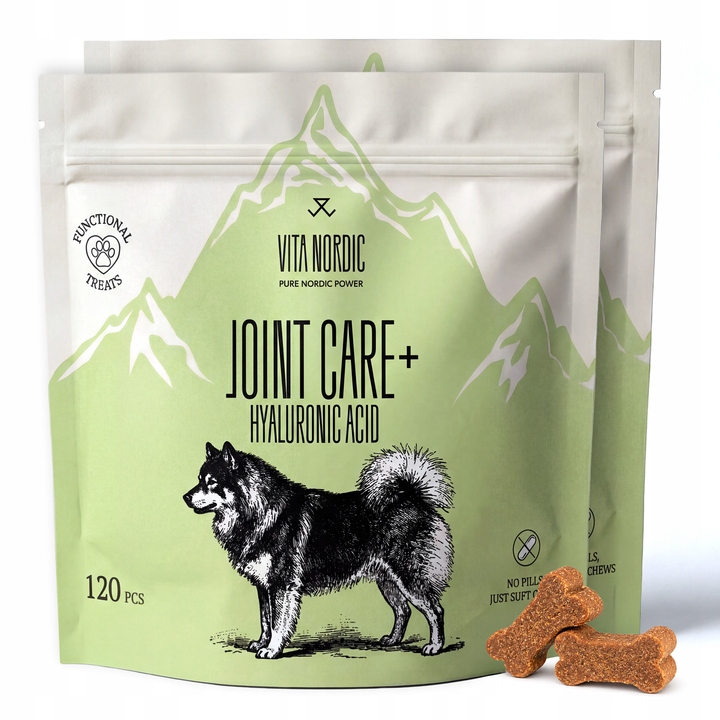 VitaNordic přírodní doplněk pro psa kyselina hyaluronová 240 ks na klouby