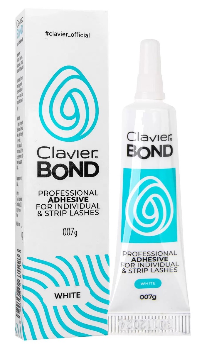 KLEJ DO RZĘS CLAVIER BOND BIAŁY 7G