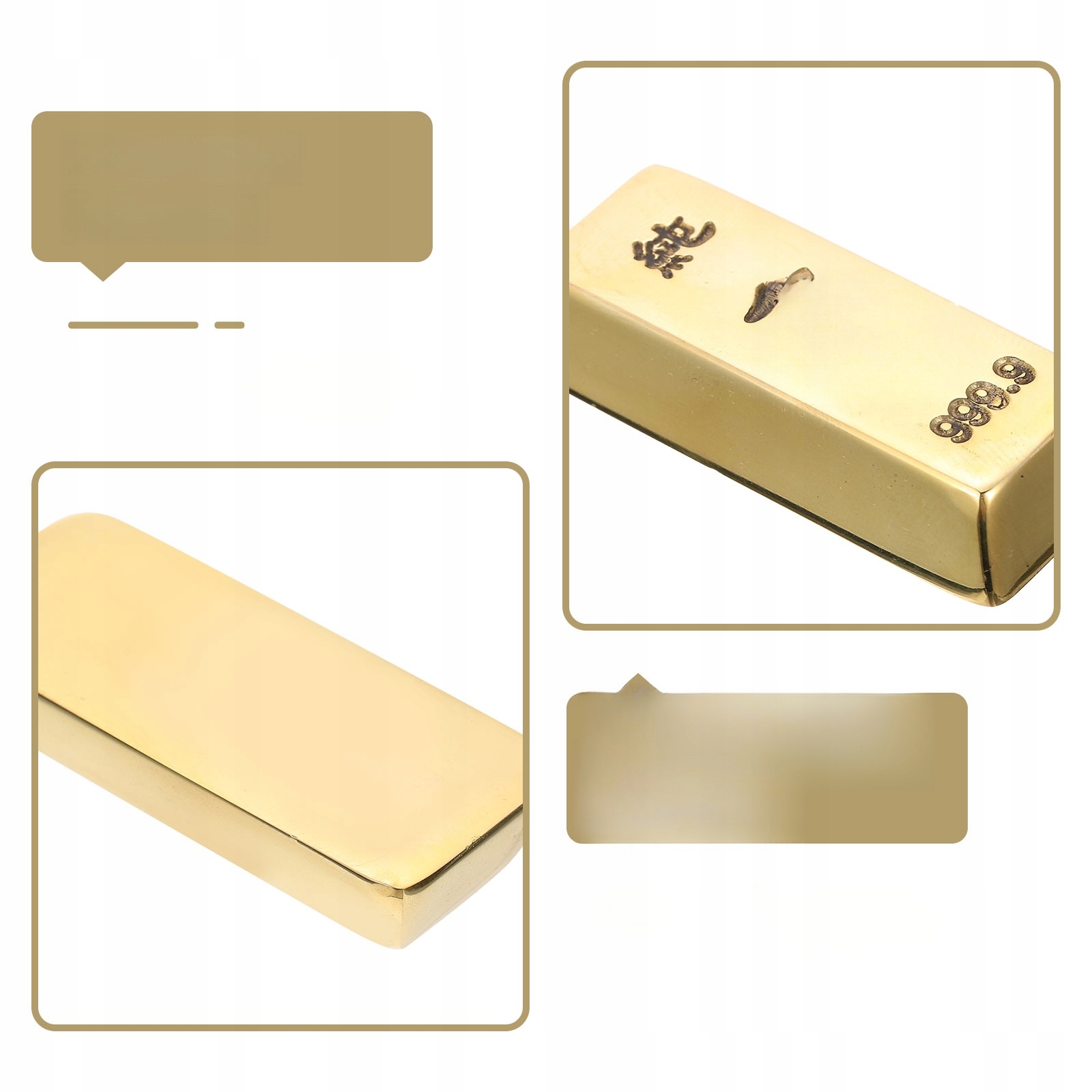 MOSIĘŻNY PRZYCISK DO PAPIERU OZDOBA CHIŃSKA KALIGRAFIA Kolor Wielokolorowy