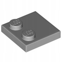 

Lego Płytka 2x2 33909 6212077 LBGray 1szt New