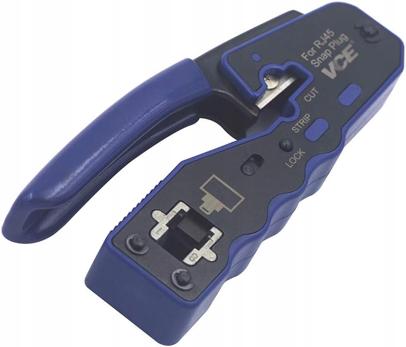 Narzędzie Do Zaciskania Przelotowego Ethernet Vce GJ670BL RJ45