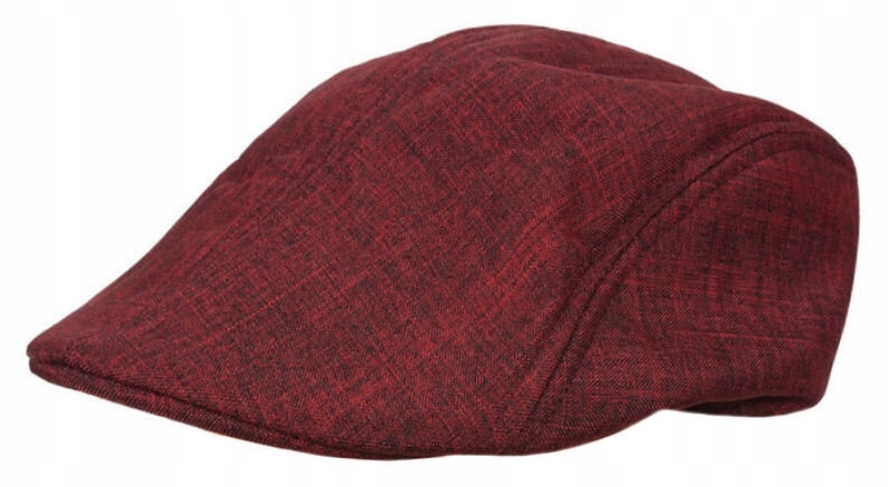 

Bordowy letni, męski kaszkiet - Pako Jeans