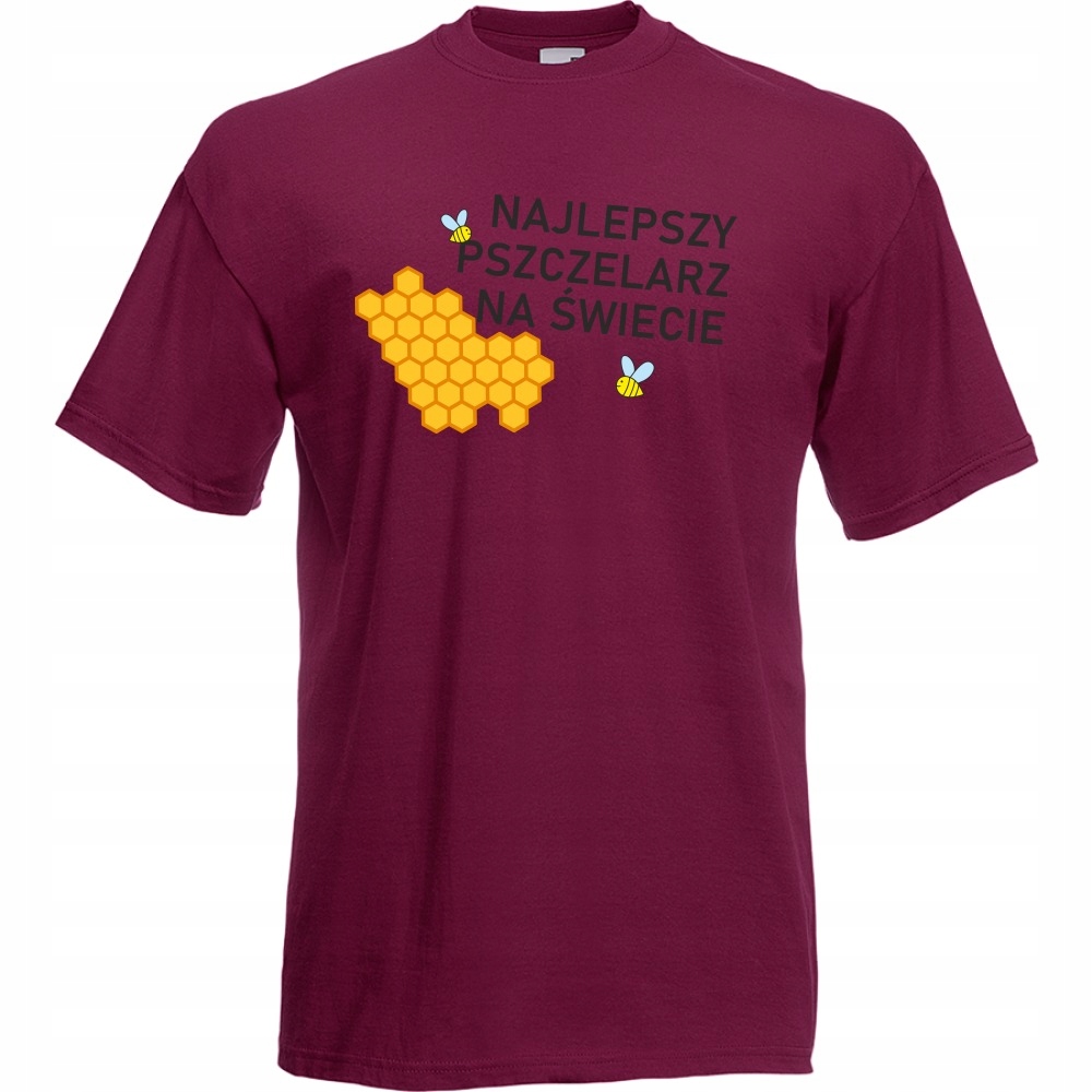 

Koszulka najlepszy pszczelarz XL burgund