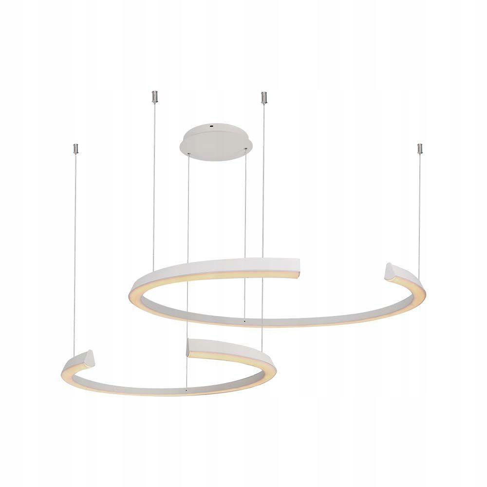 Moderná závesná Led lampa dvojitá biela do obývačky, teplá farba V-tac