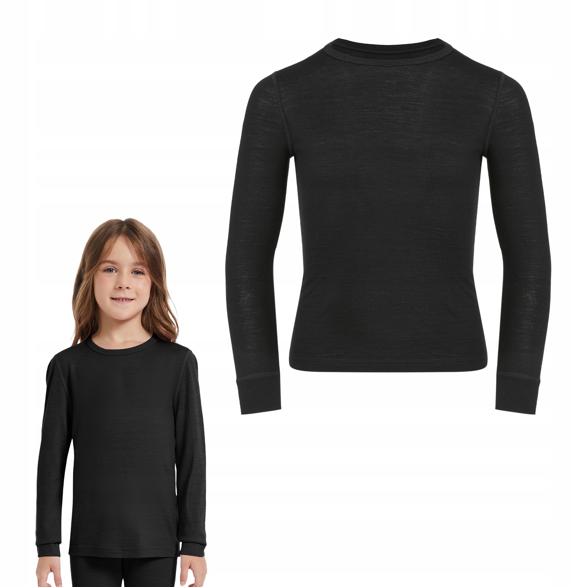 Bluza termoaktywna Dziecięca góra 100% Merino Woolcano wool wełna merynosa