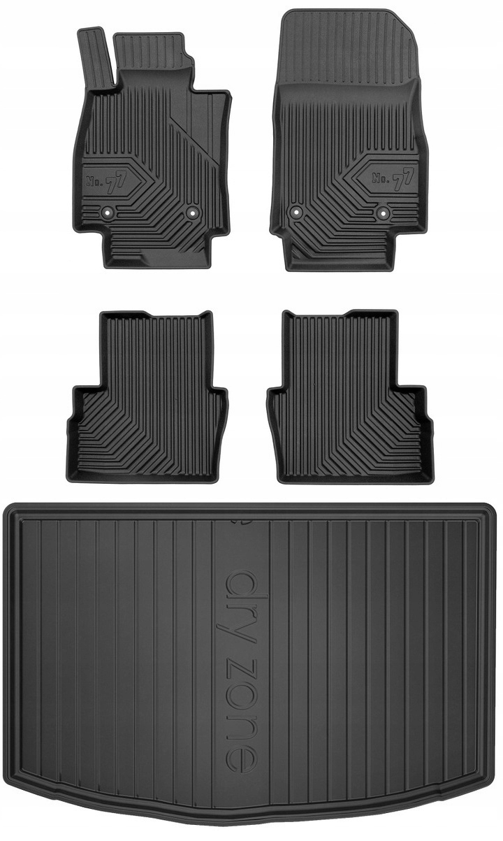 Set 77 Koberce a rohože Mazda 2 3 Hatchback od roku 2014