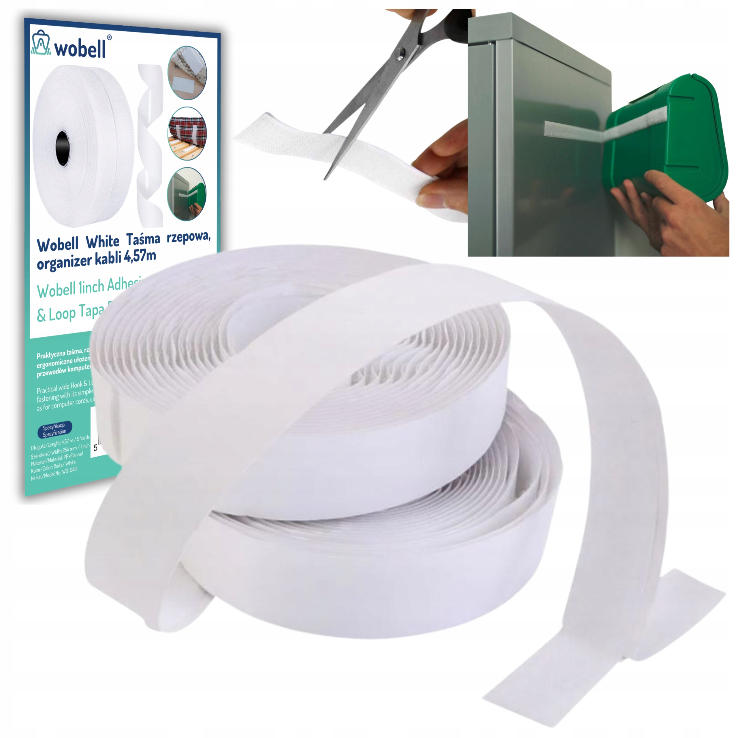 КЛЕЙКАЯ ЛЕНТА НА ЛИПУЧКЕ С СИЛЬНЫМ РЕЖУЩИМ КЛЕЕМ ДЛЯ КАРТИН 4,57 М