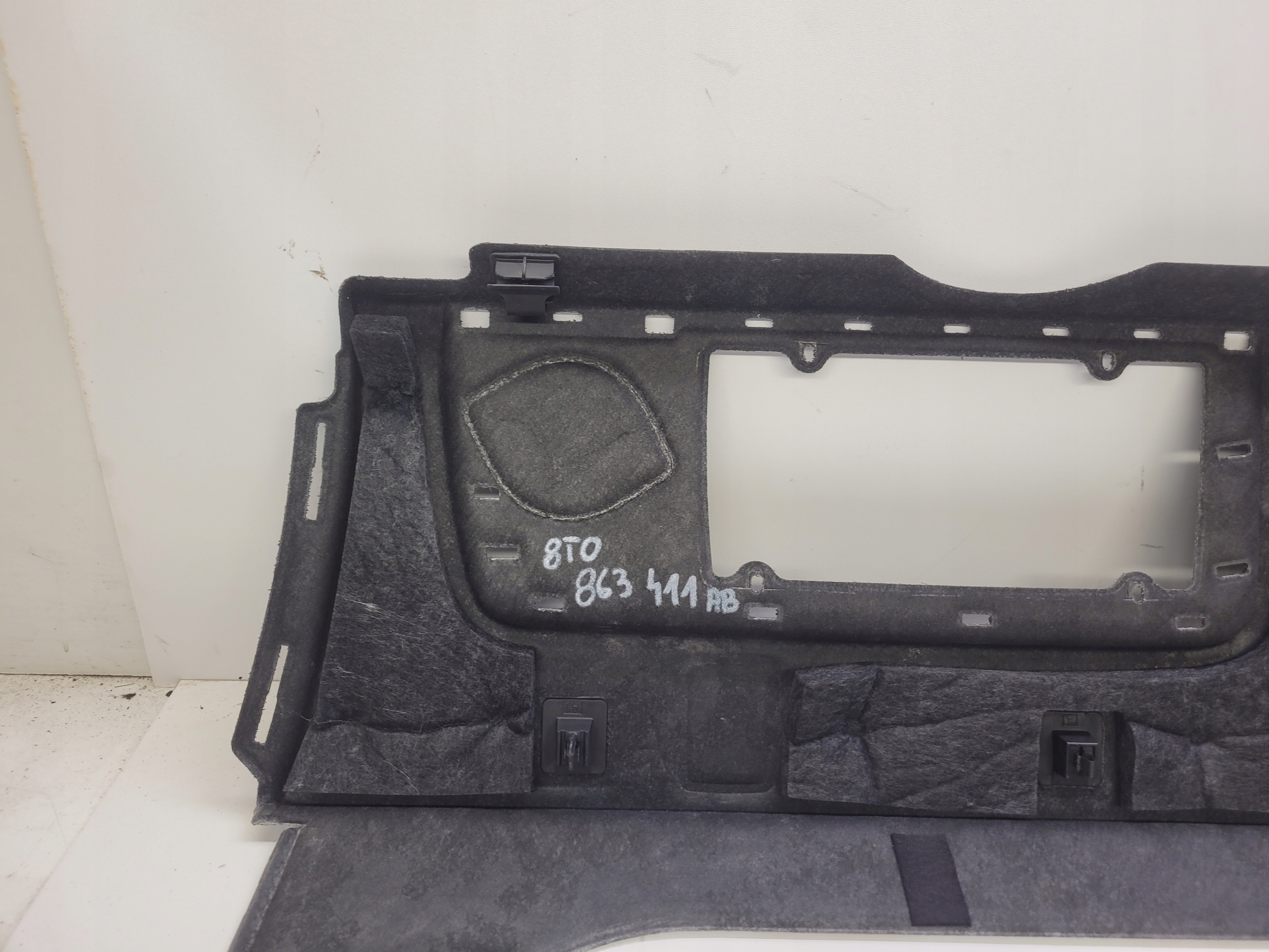 Abdeckung, Hutablage hinten heck AUDI A5 8T COUPE 8T0863411AB