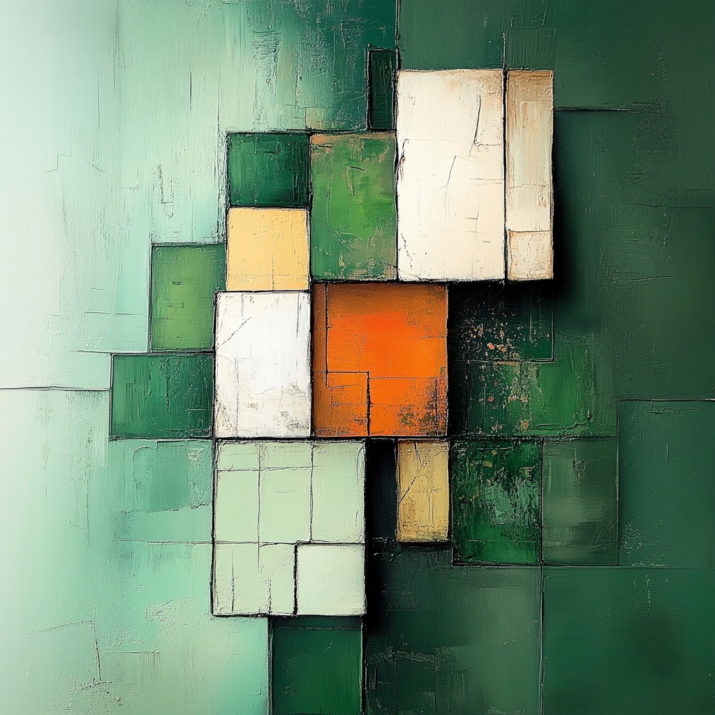 Obraz Na Plátně Canvas Abstrakce 3D Struktura Geometrie Textura 80x80