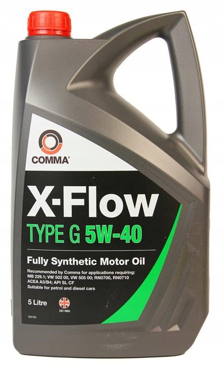 Olej Comma X-flow G 5W40 5L