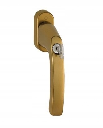 Okenní klika Hoppe Luxembourg S Klíčem Staré Zlato F4