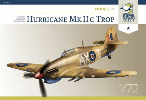 Arma Hobby 70037 Hurricane Mk.IIc Trop Aircraft Měřítko 1/72