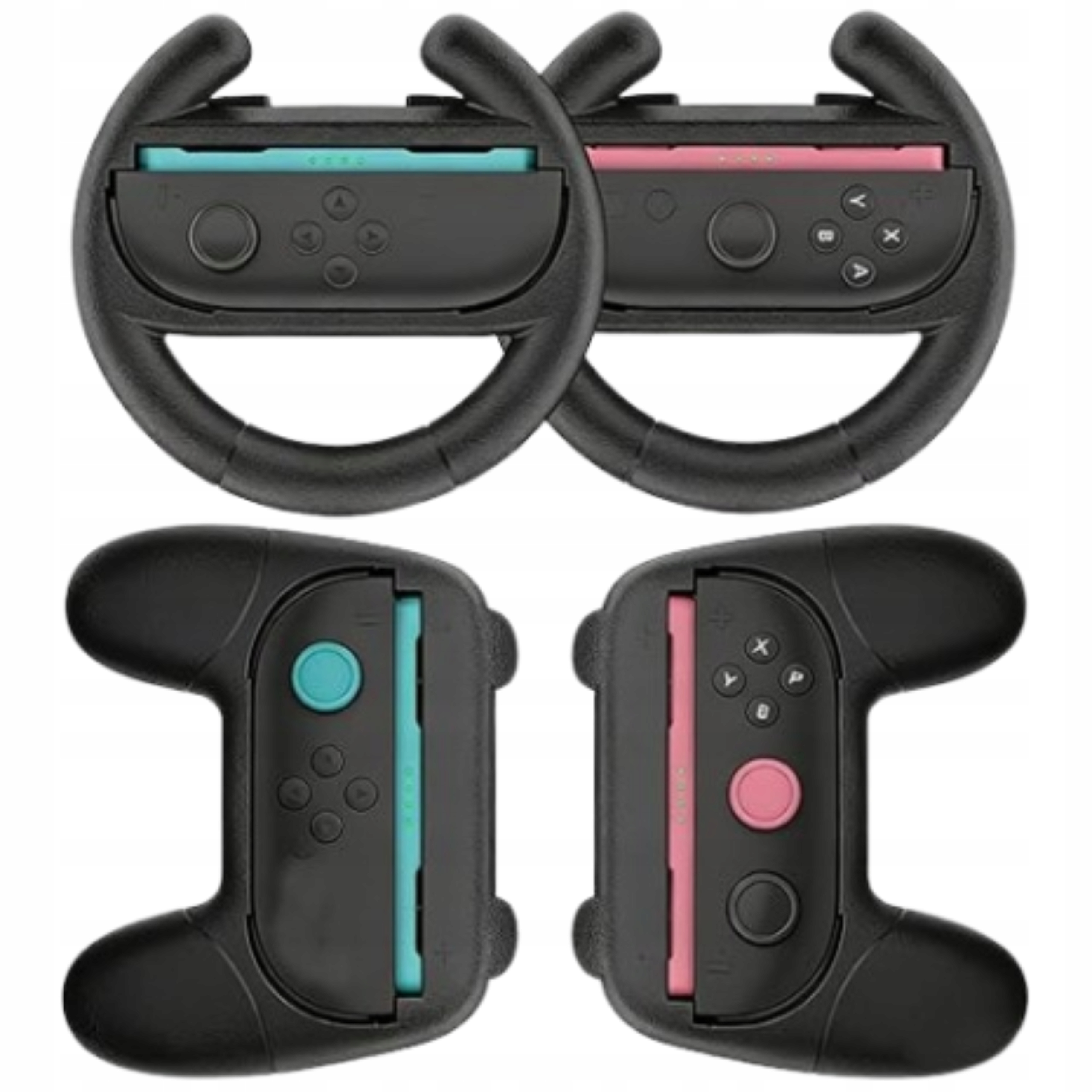 Etui Nintendo Switch 2, 2 x Pad I 2 x Kierownica Akcesoria Na Kontroler