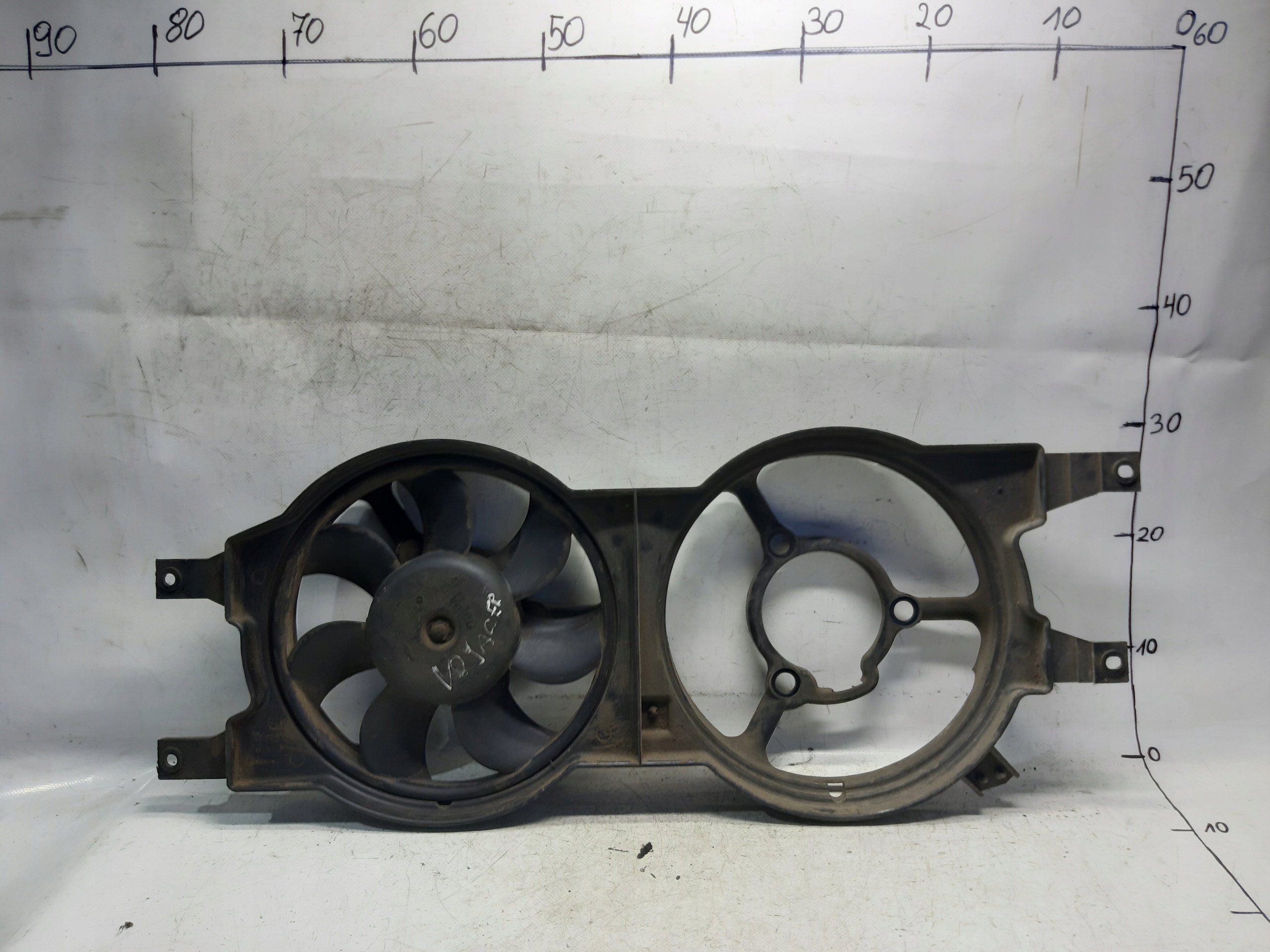 Chrysler VOYAGER III 848757M ventilátor chladiče