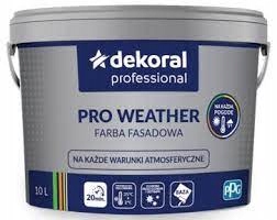 Dekoratívna fasádová farba Pro Weather Základňa Zn 10L