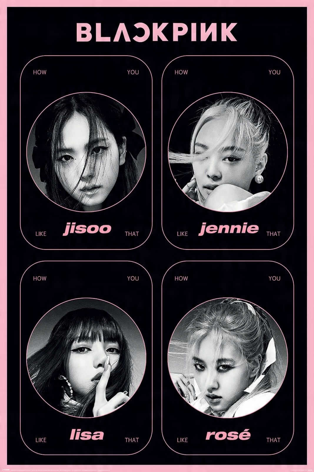 

Plakat Black Pink How You Like That 61x91,5 cm