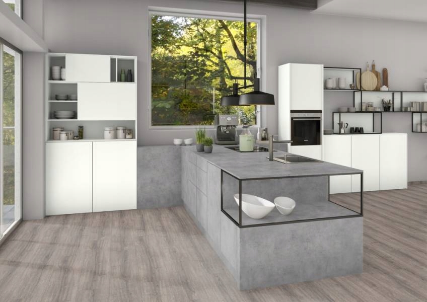 Panele Podłogowe Dąb Sherman Szary Egger Wodoodporne AC4 8 mm V4 2.54m2 Liczba m² w opakowaniu 2.543