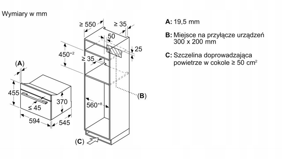 BOSCH CEG732XB1 Kuchenka MIKROFALA SERIA 8 NOWOŚC !!! Kolor dominujący czarny