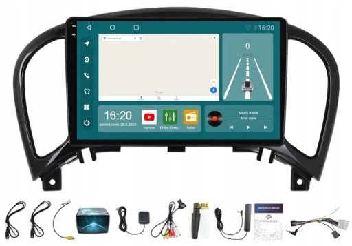 Rádio Navigace Nissan Juke 2010-2019 Carplay Android 8/256GB Sim