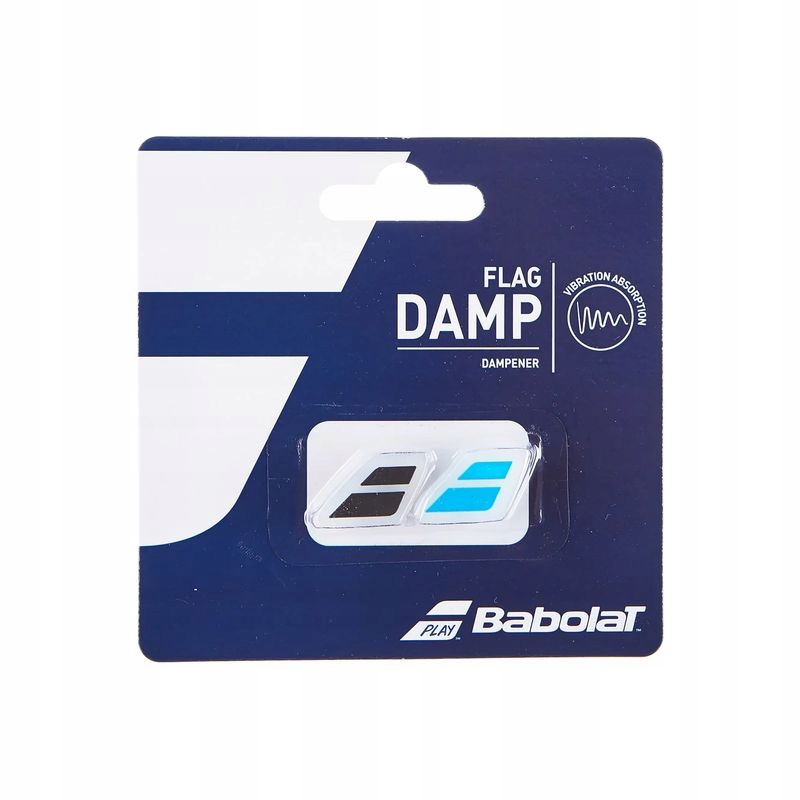 Wibrastop tłumik drgań Babolat Flag Damp 2PK Czarny/Niebieski