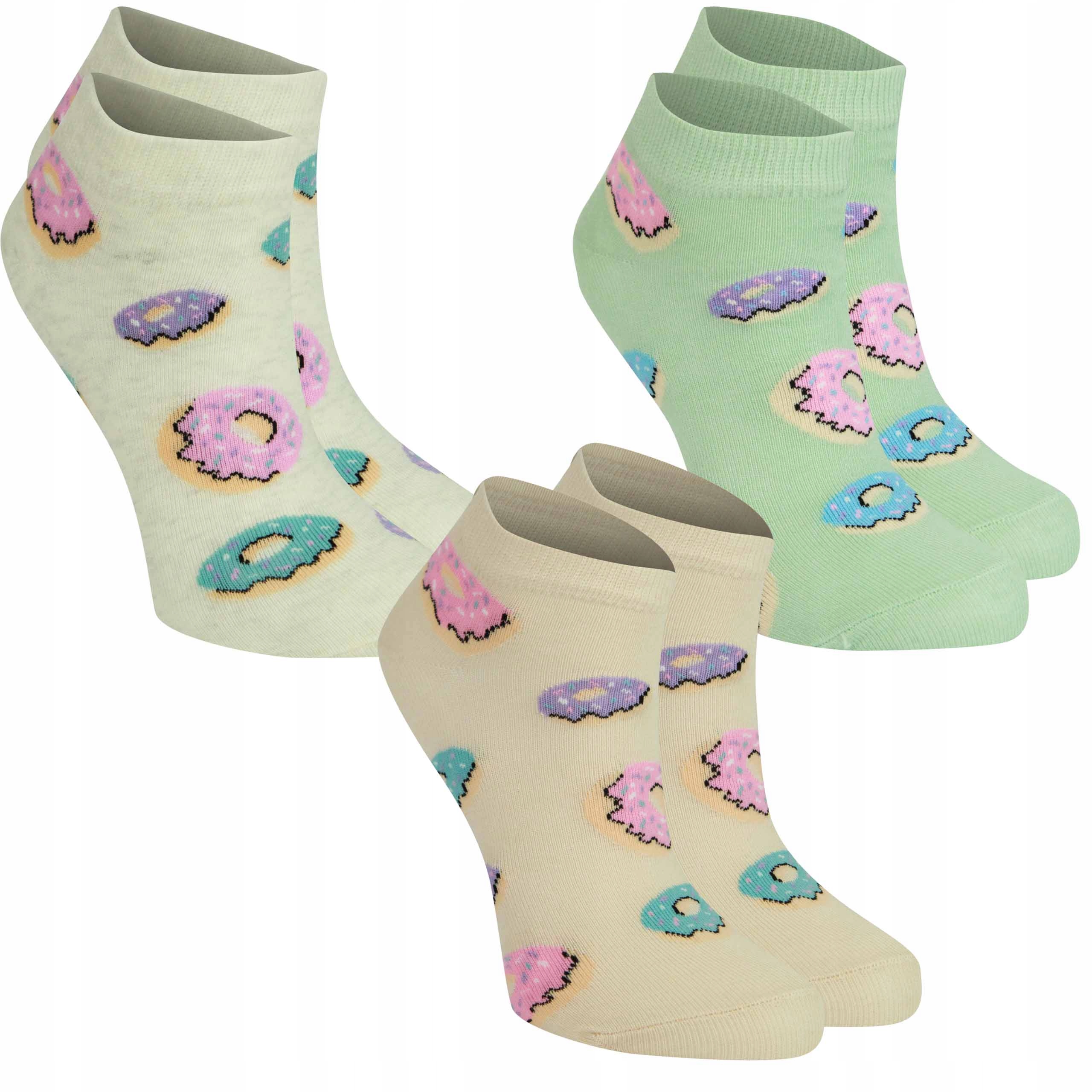 

3 pary skarpety / skarpetki damskie 36-40