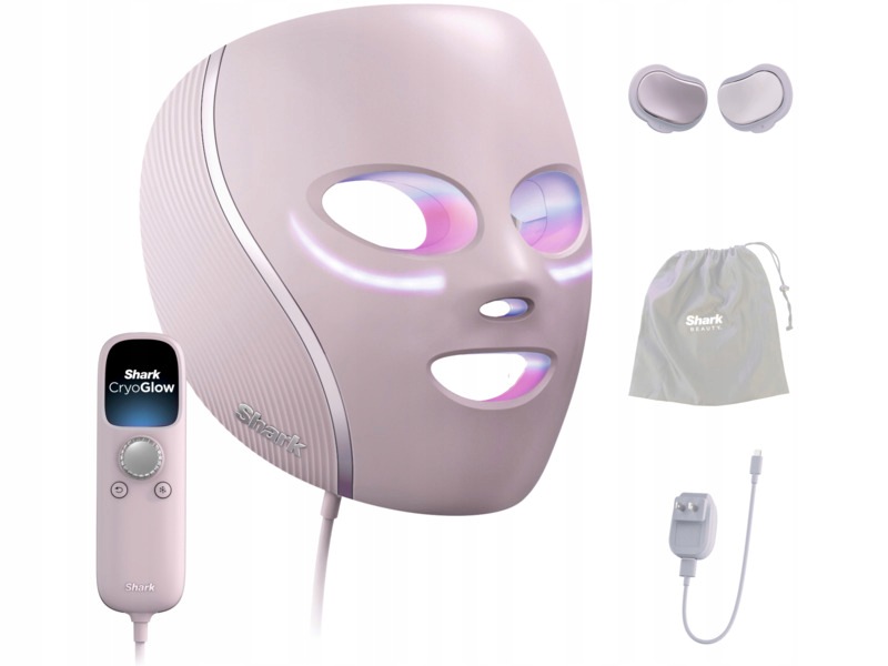 Maska Led do twarzy Shark FW312EUPK Cryo Glow Różowy
