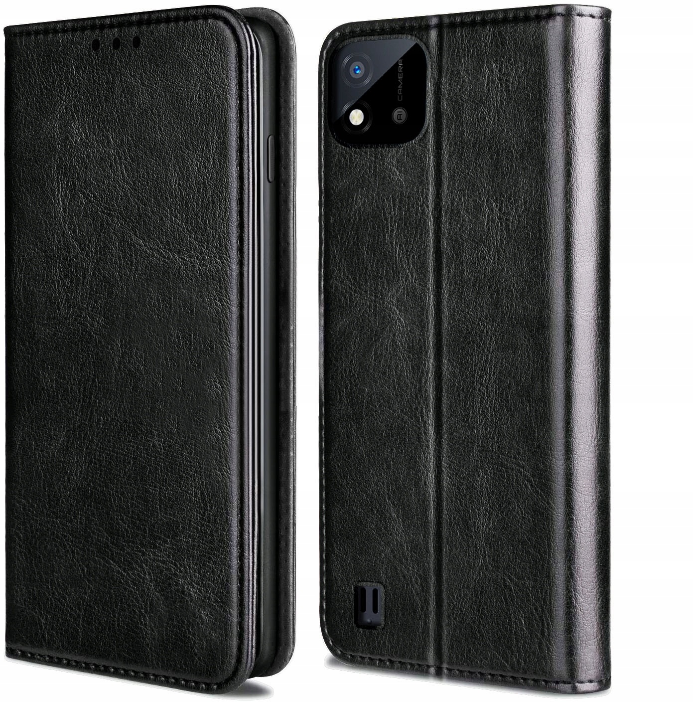 

Etui Skórzane na Magnes Szkło do Realme C11 C20