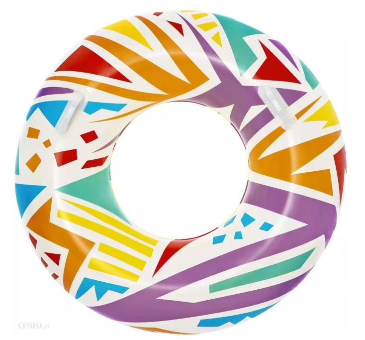 KOŁO WODNE KÓŁKO DO PŁYWANIA WODY DMUCHANE MATERAC PONTON BESTWAY 107CM Wiek dziecka 4 lata +