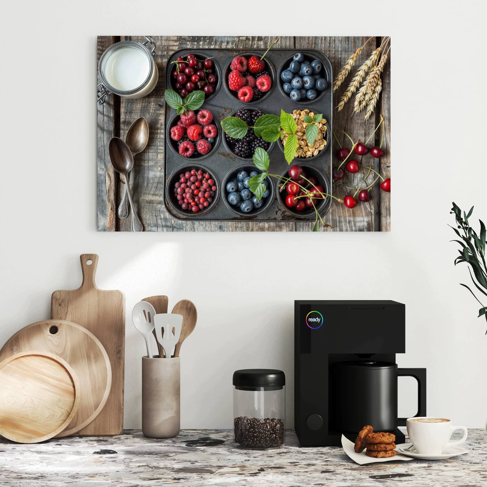 Magnetická tabule Barevné Bobule 60 × 40 cm