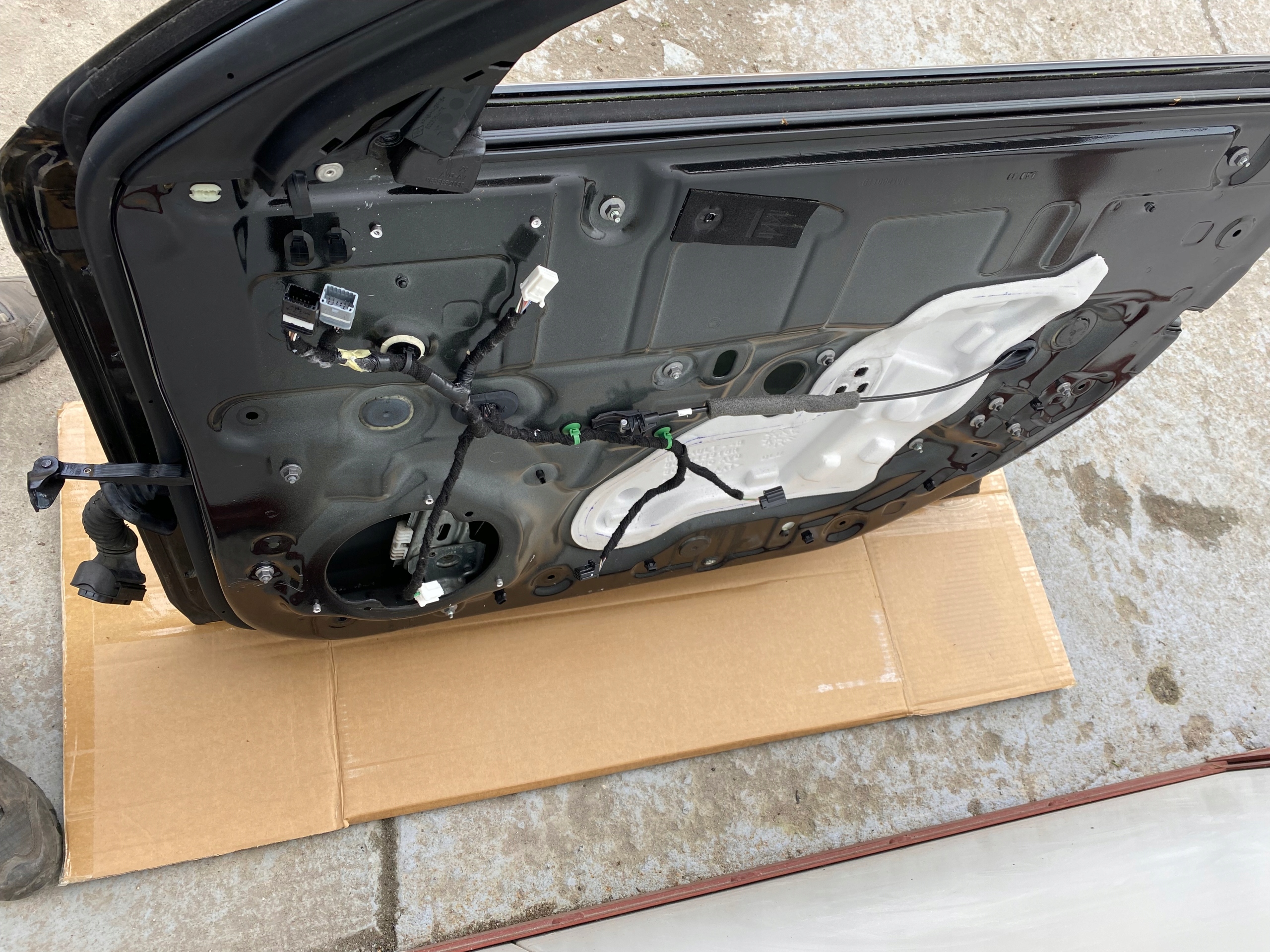 RENAULT TALISMAN complete door right front black,