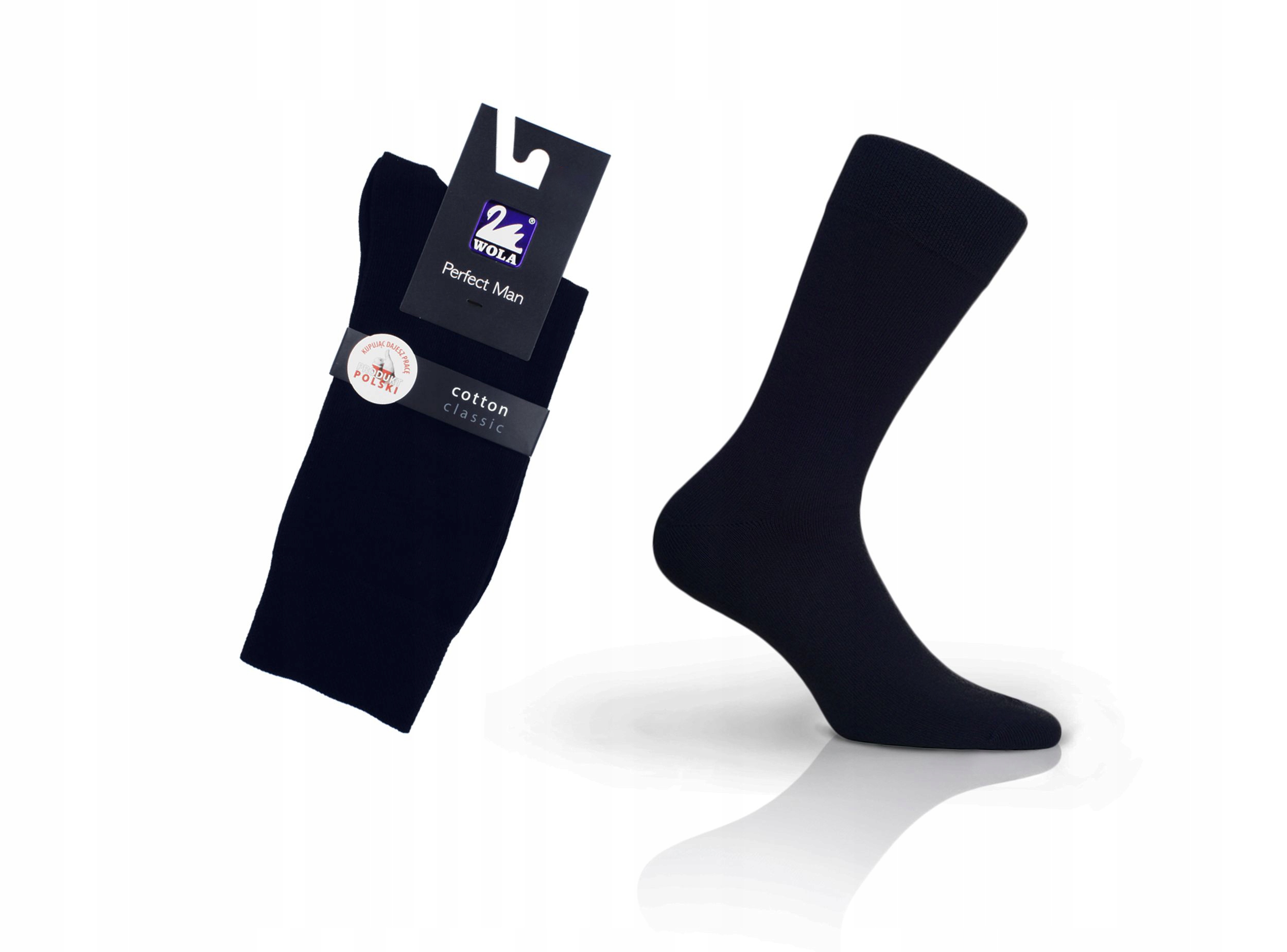 

Skarpety Perfect Man bawełna Wola navy B90, 42/44