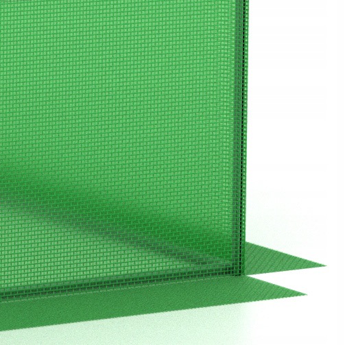 TUNEL FOLIOWY OGRODOWY WARZYWNY ZAMYKANY MOCNY DUŻY Kolor zielony