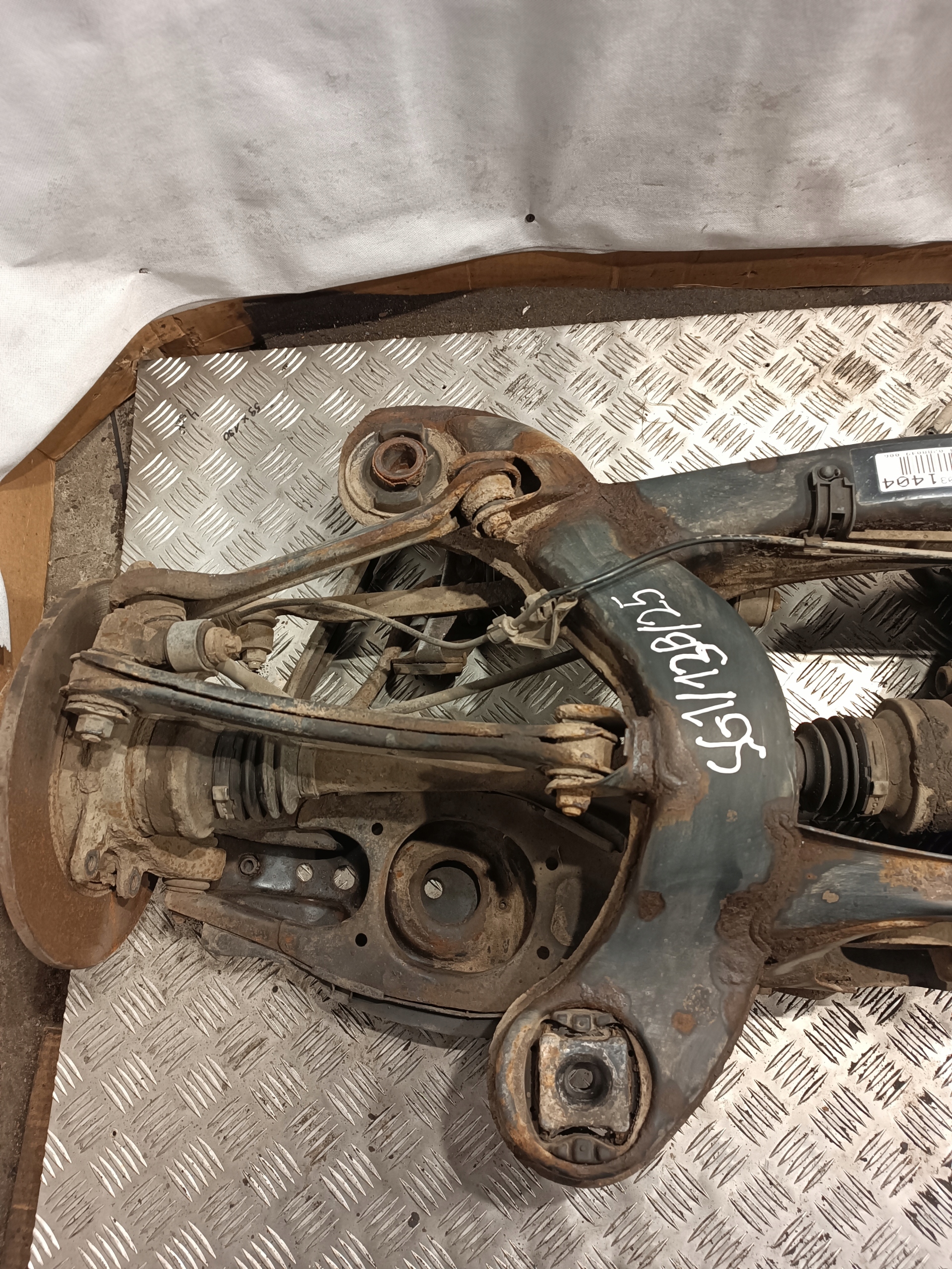 sider axle beam subframe differential rear part MERCEDES W203 COUPE