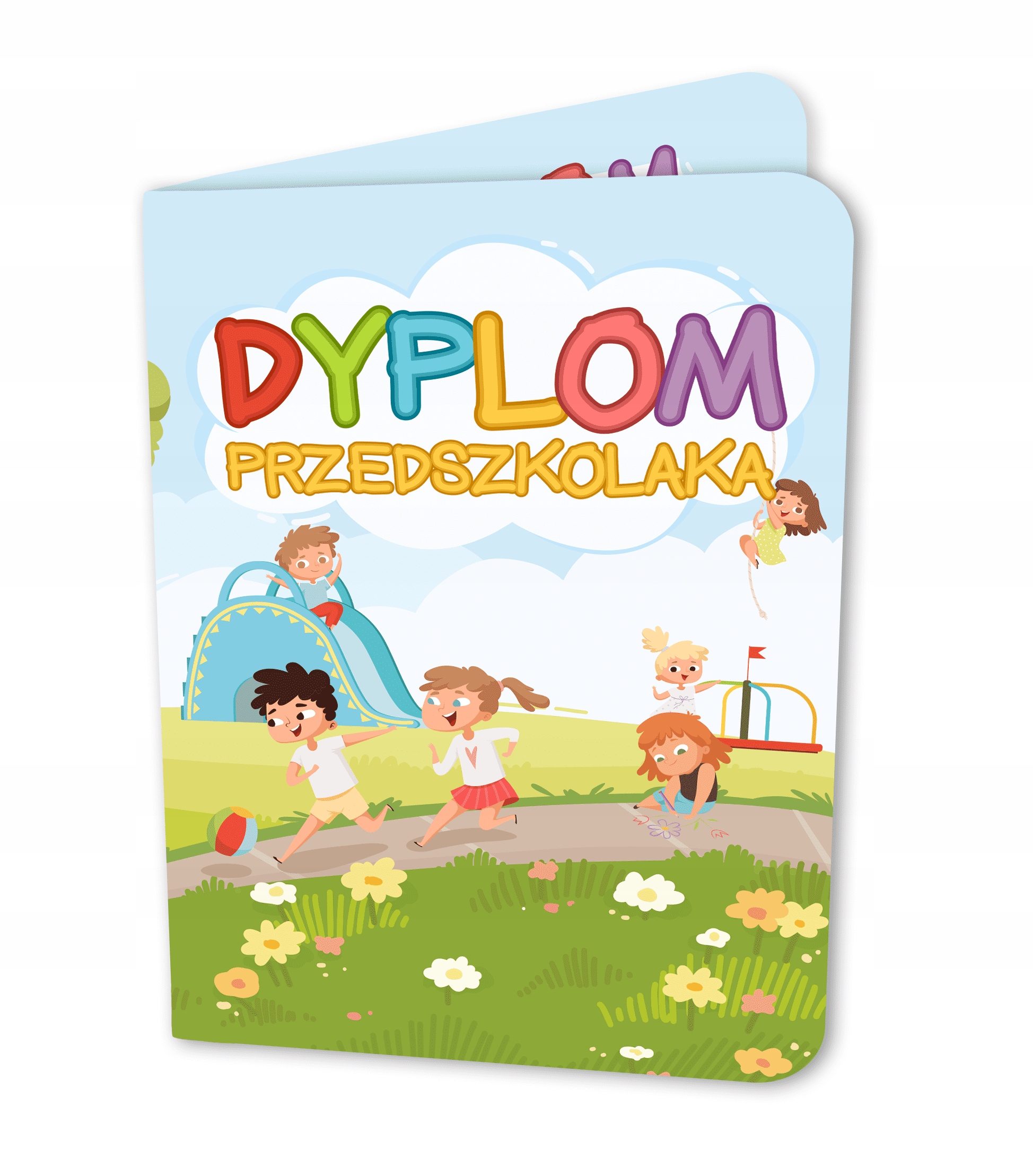 

Składany Dyplom Przedszkolaka Dzieci