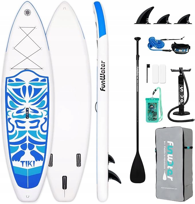 Deska Sup Nadmuchiwana Funwater 320cm Wiosło Plecak