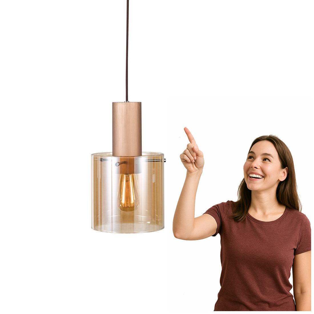 Závěsná lampa Javier MD17076-1A Italux