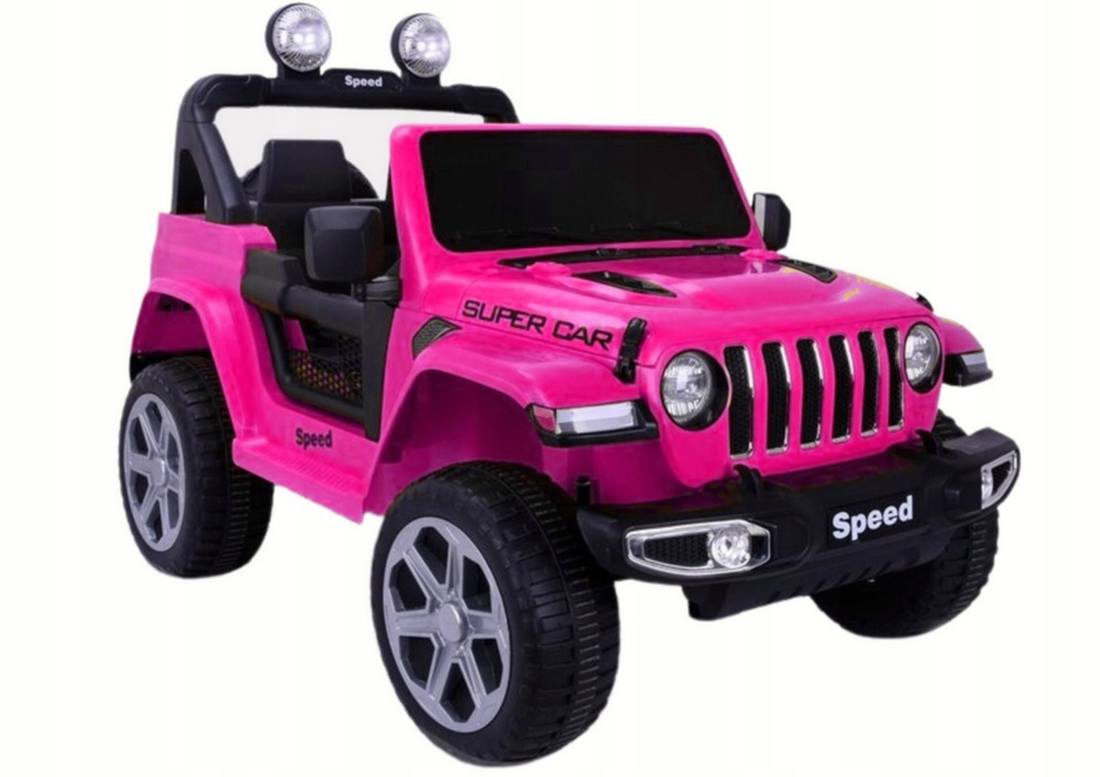 Auto na akumulator FT-938 4x4 lakierowane różowe dla dzieci