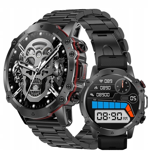 Zegarek Smartwatch Rubicon Duża Bateria 400mAh Odbieranie Połączeń Kroki