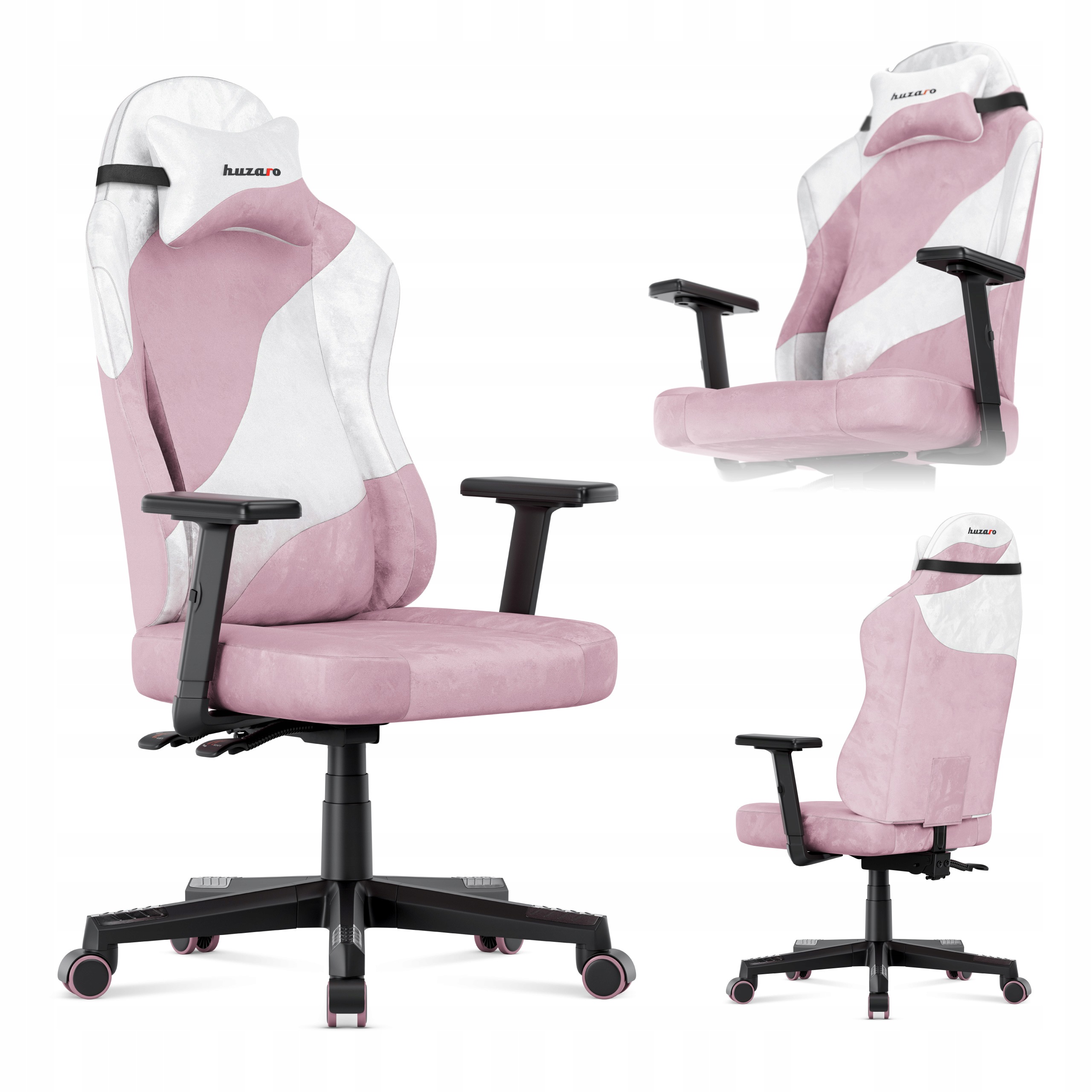 Herní Křeslo Huzaro otočné, kbelíkové, ergonomické, nastavitelné, 140-185 cm