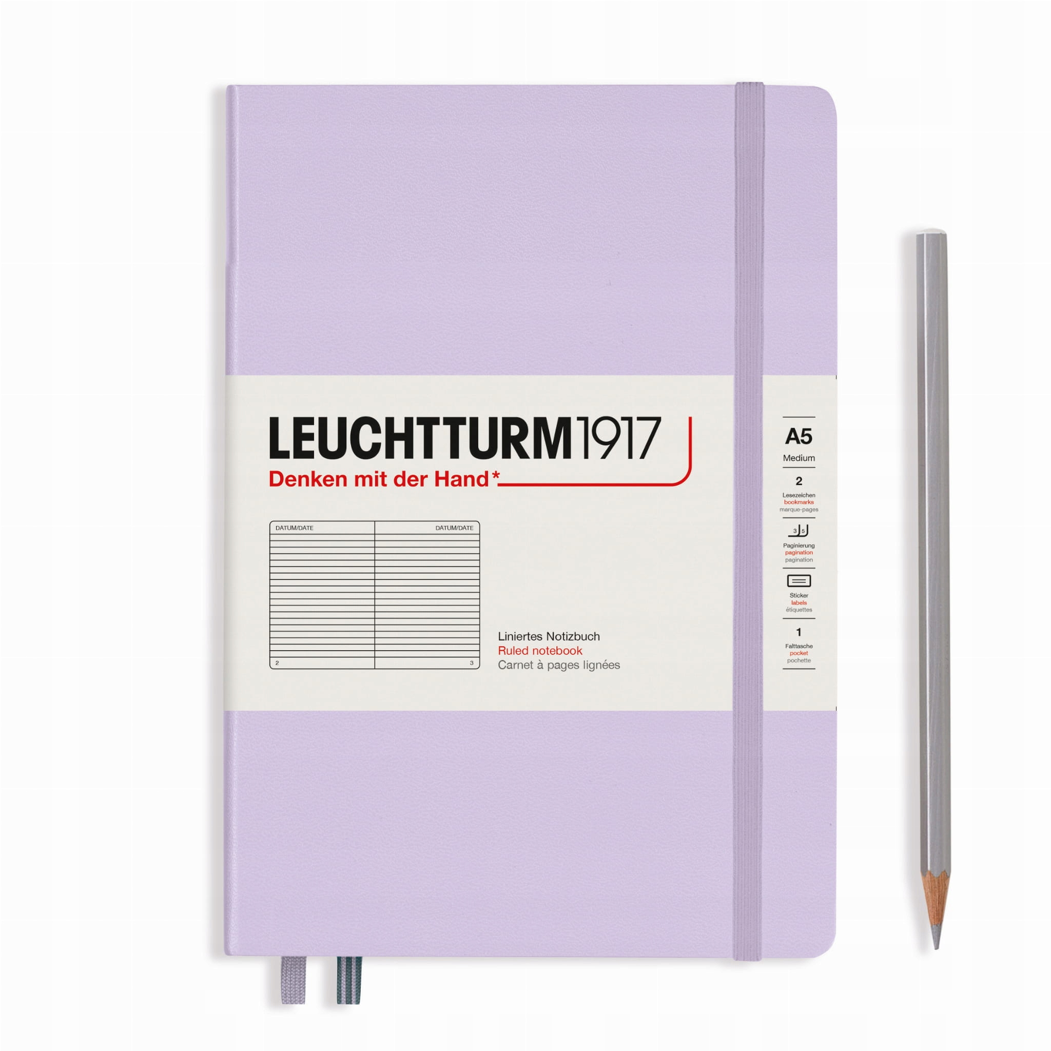 Notatnik Leuchtturm1917 Medium A5, Linie, Lilac