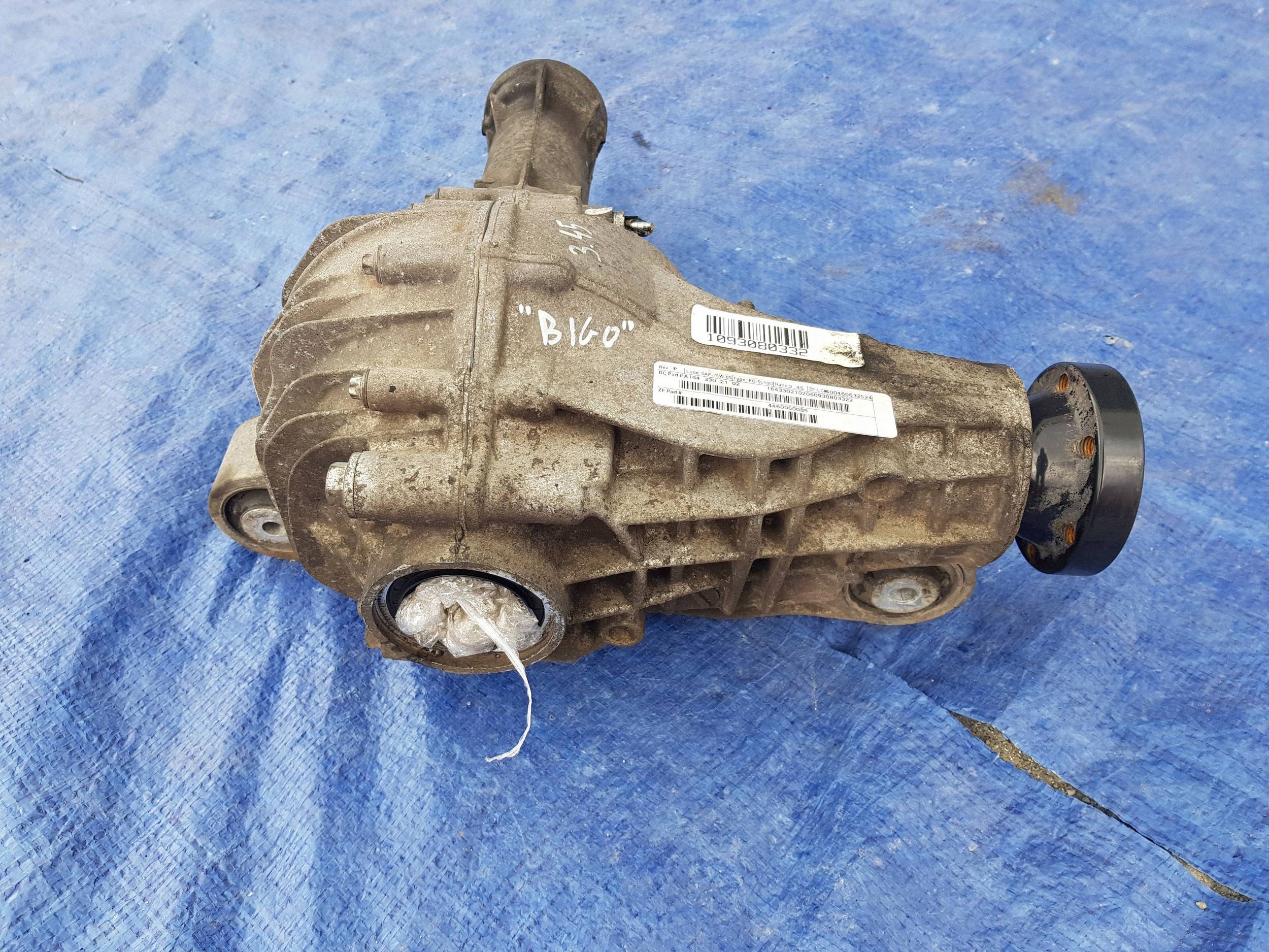 differential front differential diff Mercedes W251 ML W164 A1643302102 3.45