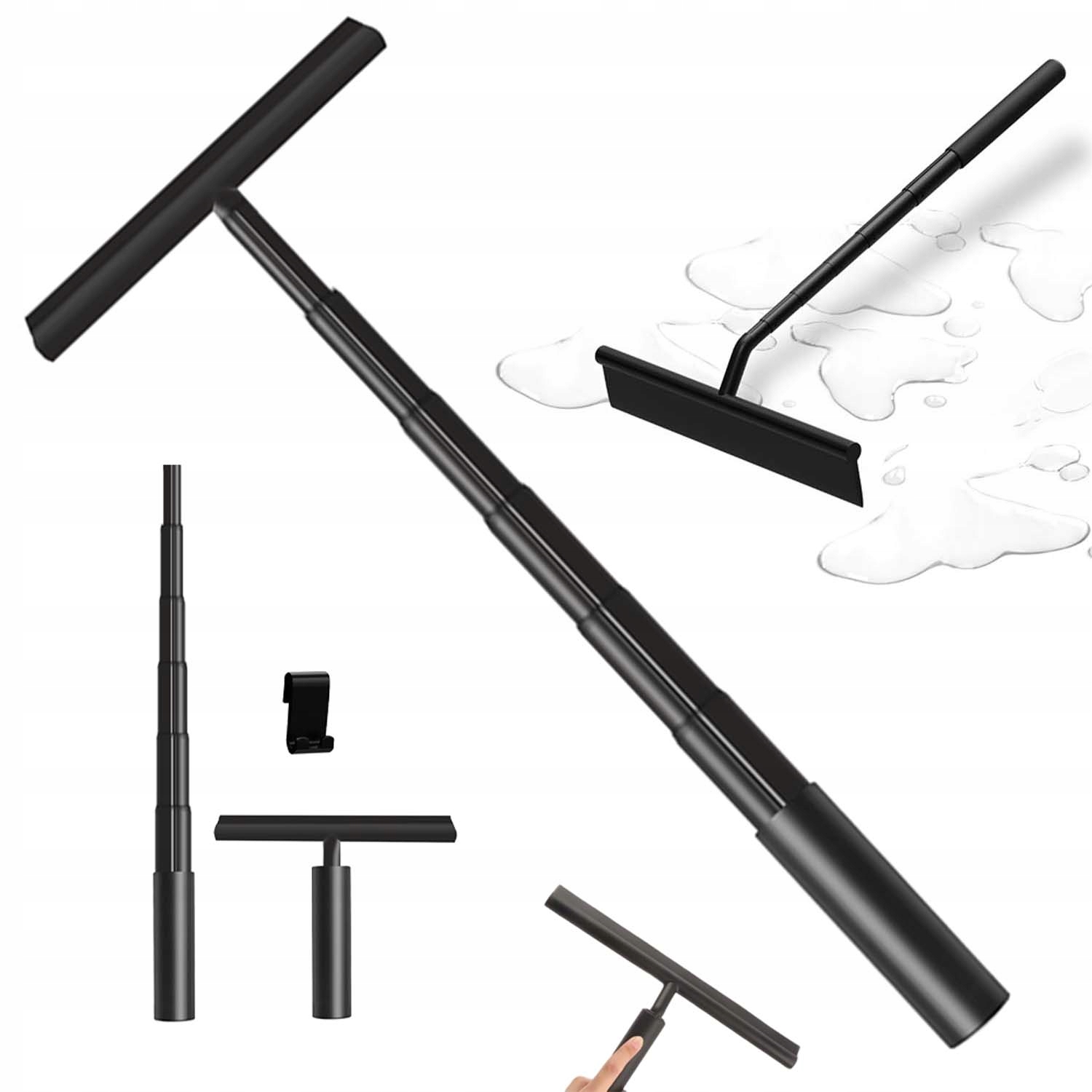 Levně Regulovatelná Multifunkční Stěrka Na Vodu 97 CM Na Dlaždice S Háčkem