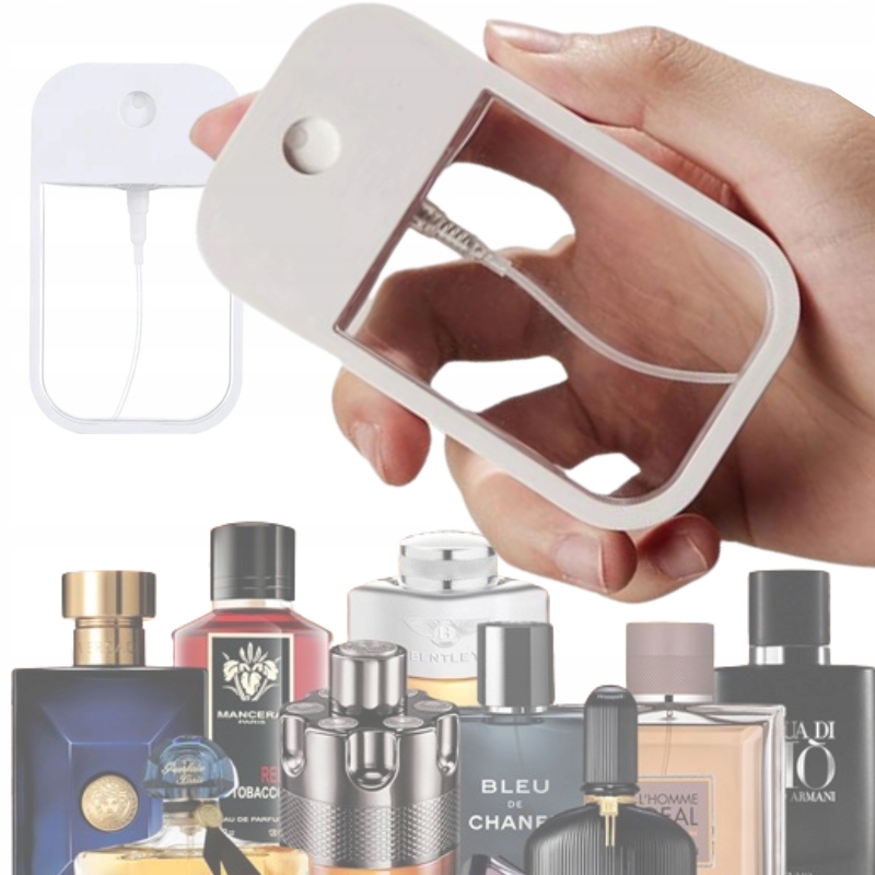 Podróżny atomizer ROZPYLACZ DO PERFUM 45ml Flakonik turystyczny Marka bez marki