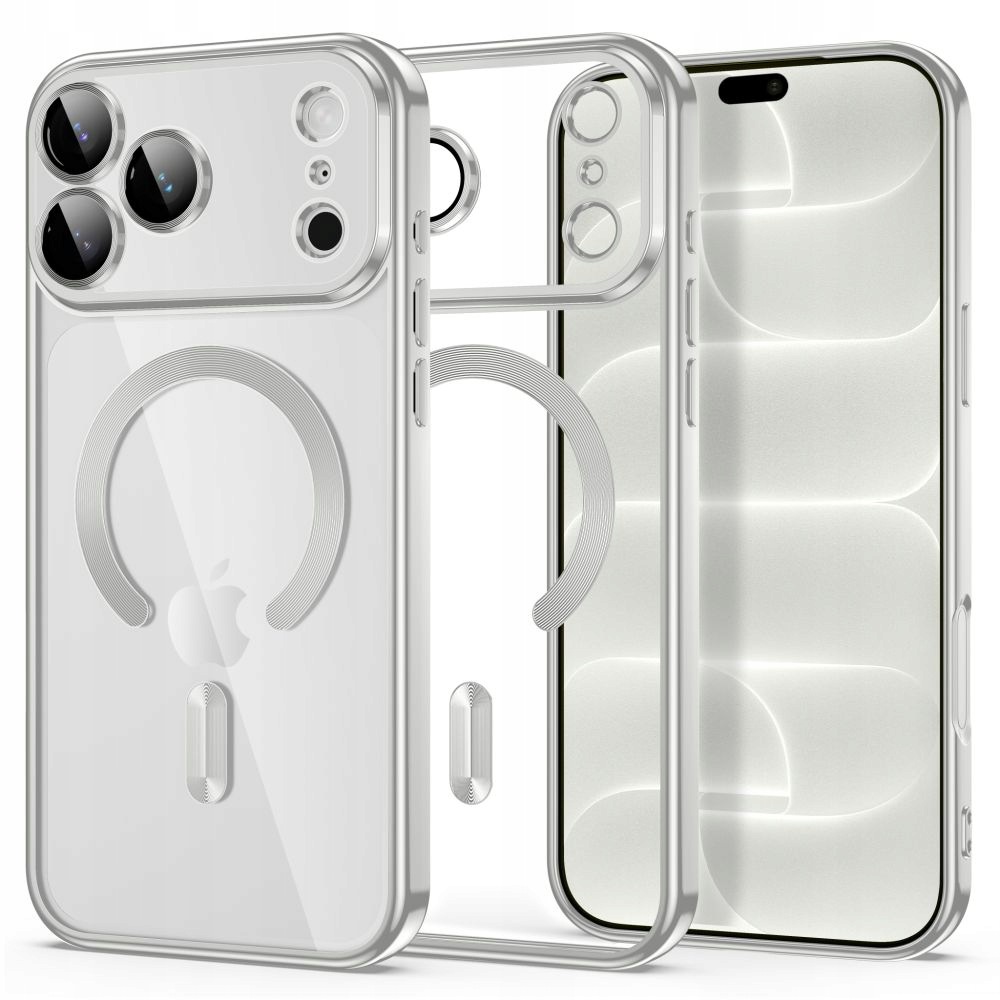 Tech-Protect Magflex Magsafe do iPhone 18 Pro Max / 17 Pro Max Srebrny