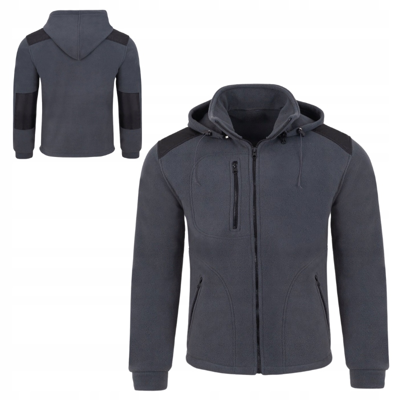 Pánská Mikina Fleecová s s kapucí zip, vel. 3XL