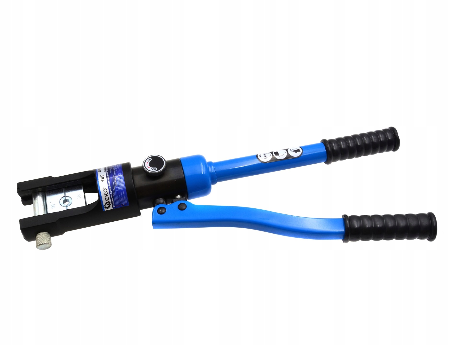 Zaciskarka hydrauliczna do kabli 18T 10-300mm2 GEKO G00901 Marka Geko