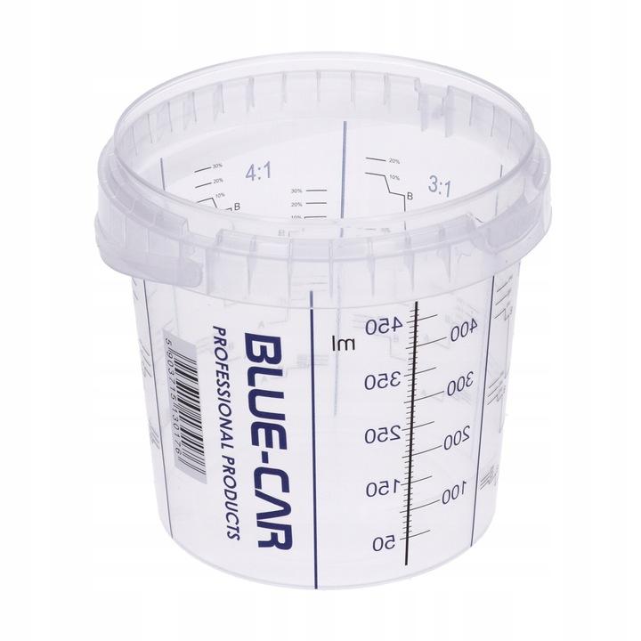 10x WIADERKO DO MIESZANIA LAKIERU 600ml Z PODZIAŁKĄ + PRZYKRYWKA EAN (GTIN) 5903315130019