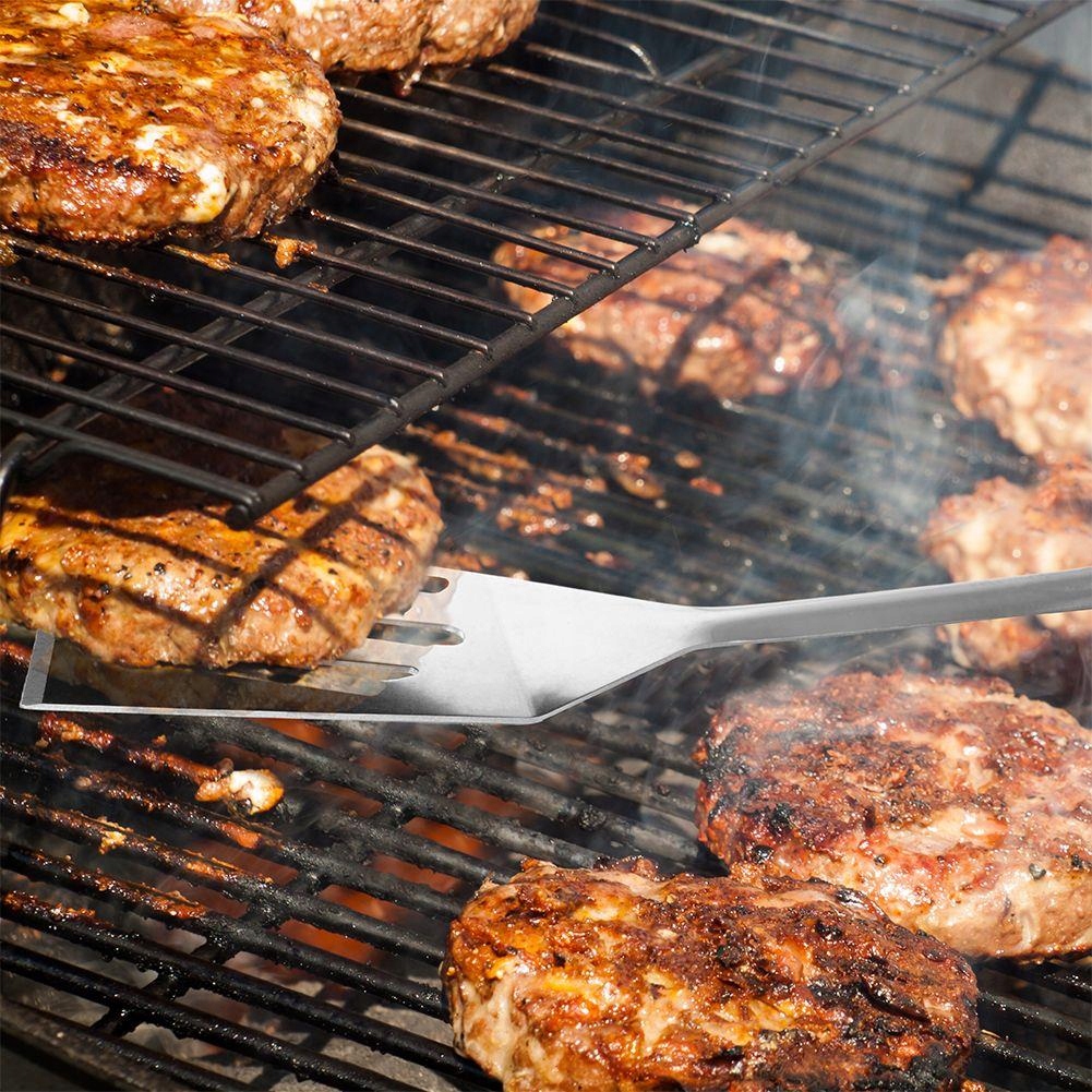 ZESTAW DO GRILLA AKCESORIA DO GRILLA KOMPLET ŁOPATKA SZCZYPCE WIDELEC STAL Rodzaj zestaw
